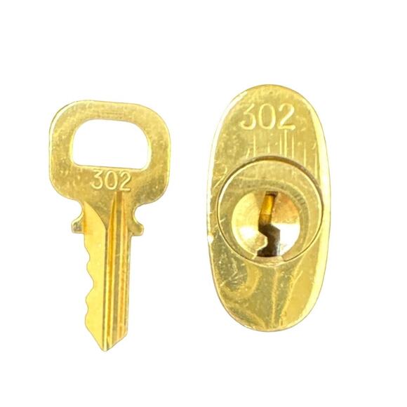 Louis Vuitton Authentic Brass Lock and Key #302 - Picture 5 of 6